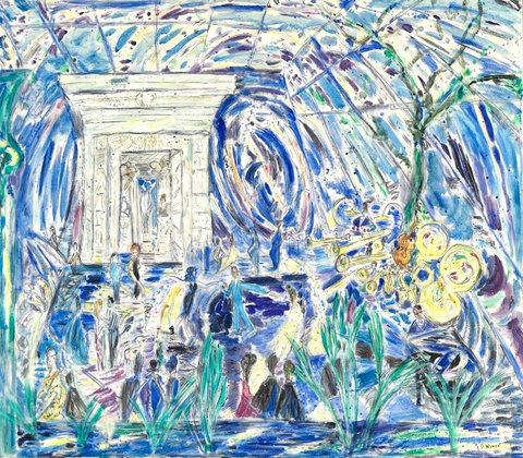 Party at the Temple of Dendur