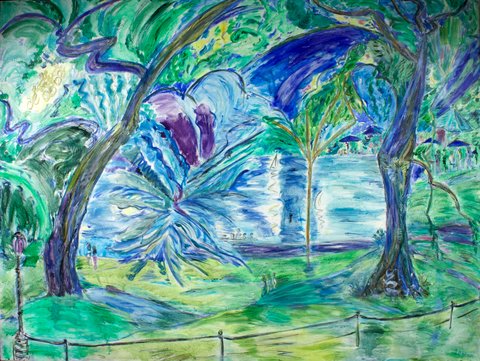 Shingle and Willow Oaks, Sailboat Pond