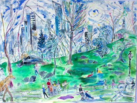 Almost Spring, Central Park